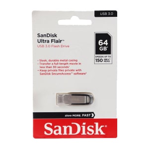 فلش SANDISK ULTRA FLAIR USB 3.0 64G