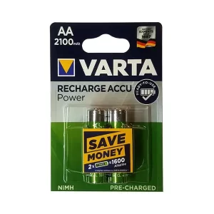 باتری قلمی شارژی مدل Varta Recharge ACCU AA 2100mAh