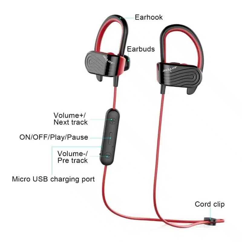 هندزفری گردنی زیلوت مدل ZEALOT H12