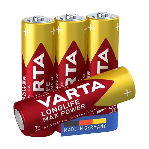 باتری قلمی پک 4 عددی مدل VARTA LONGLIFE MAX POWER