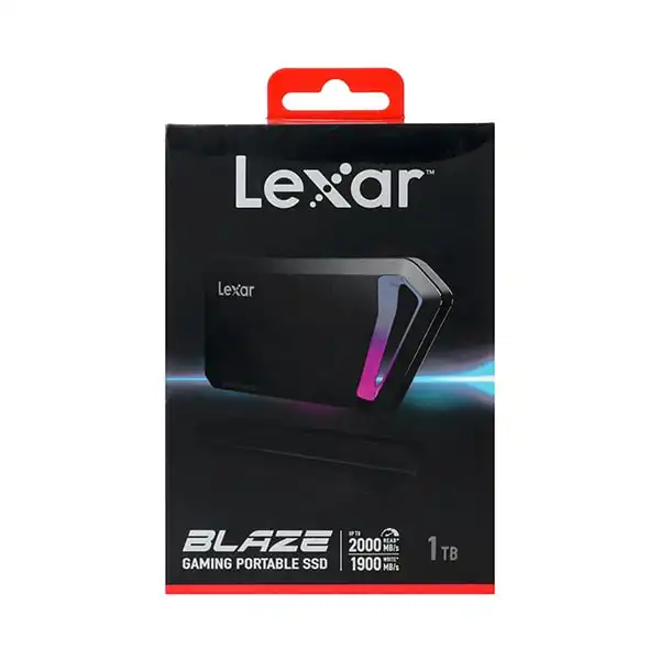 هارد اکسترنال مدل LEXAR BLAZE GAMING SSD LSL660X 1TB