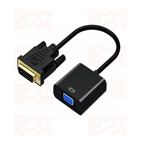 DVI TO VGA D-NET تبدیل DVI TO VGA D-NET کابلی