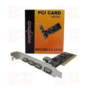کارت USB PCI-E WIPRO USB 2.0 چهار پورت