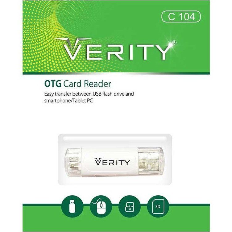 رم ریدر همه کاره مدل Verity C104 + OTG MICRO