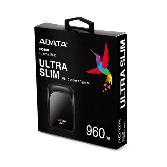 هارد اکسترنال ای دیتا Ultra Slim SC680 ظرفیت 480