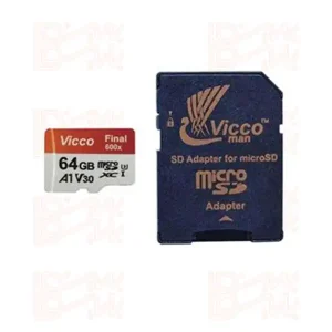 رم میکرو + خشاب مدل VICCO MAN FINAL 600X 64G