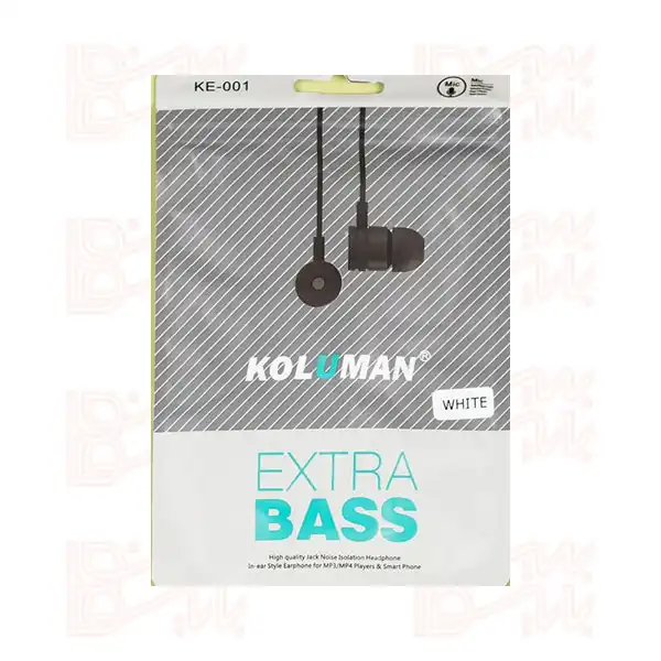 هندزفری سیمی مدل KOLUMAN KE-001