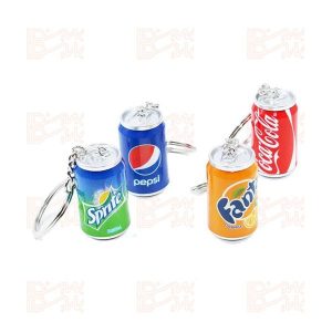 آویز جاکلیدی نوشابه + بند آویز
