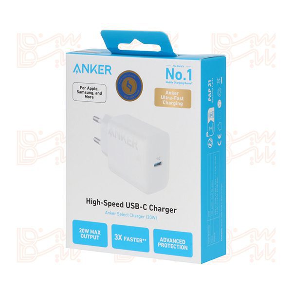 شارژر تک پورت فست مدل ANKER A2347 IQ3 20W