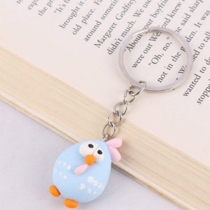 آویز جاکلیدی مرغ آبی فانتزی