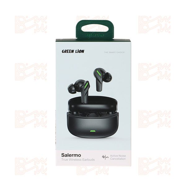 هندزفری بلوتوثی دوگوش مدل GREEN LION SALERMO GNSALMTWSBK