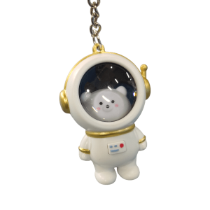 آویز جاکلیدی چراغدار گربه فضانورد