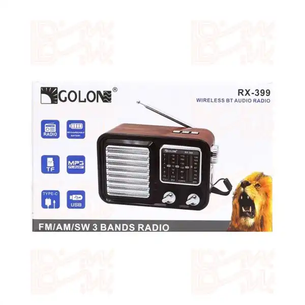 اسپیکر بلوتوثی رادیو مدل GOLON RX-399