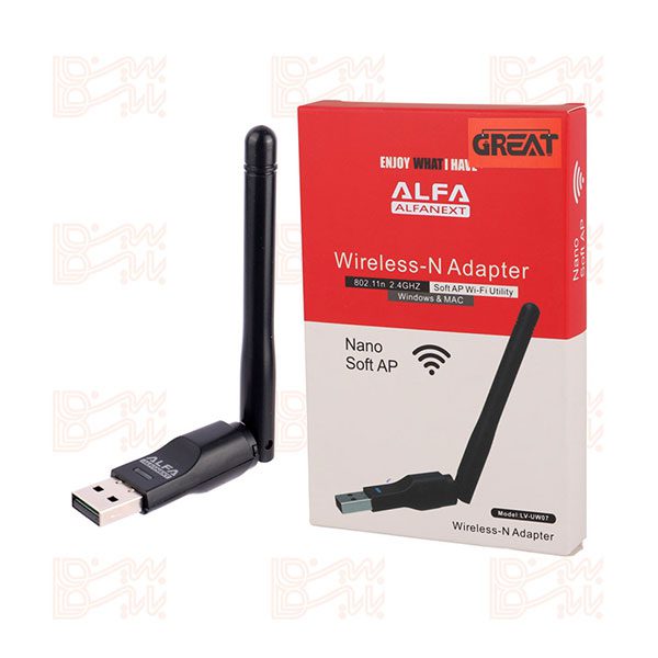 دانگل وایفای مدل GREAT LV-UW07