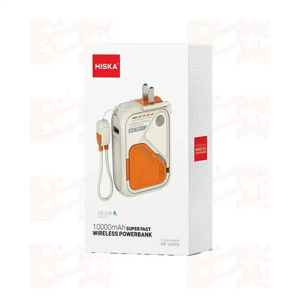 پاوربانک فست شارژ PD HISKA HP-123PD 22.5W 10000mAh