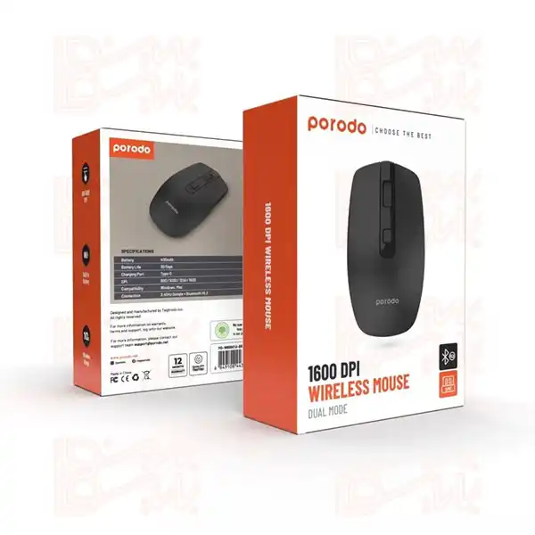 موس بی سیم مدل PORODO PD-WBRM16