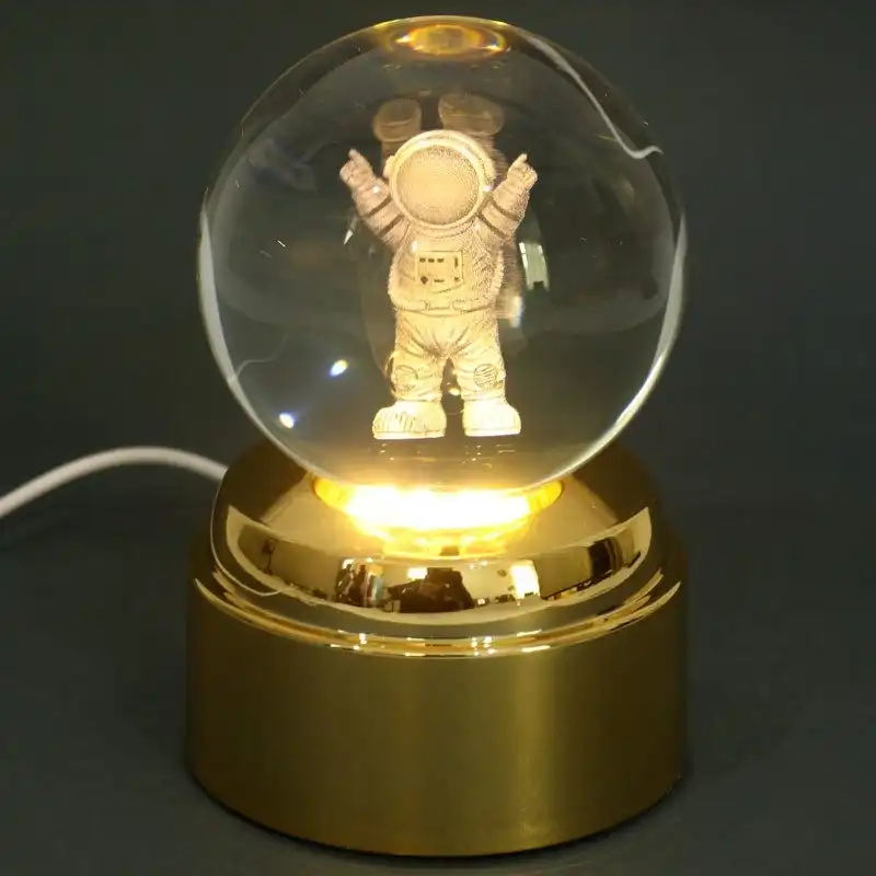 G5 CRYSTAL BALL 7CM گوی چراغ دار گردان G5 CRYSTAL BALL 7CM