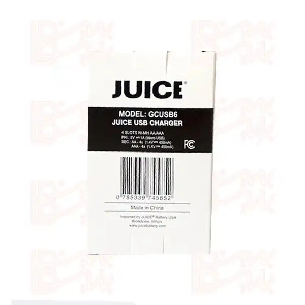 شارژر باتری مدل JUICE GCUSB6