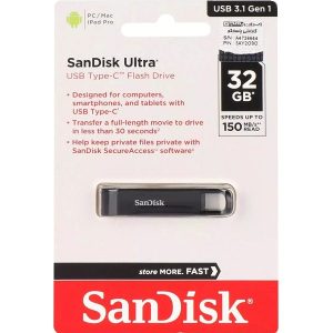 فلش مدل SANDISK ULTRA TYPE-C USB 3.1 GEN1 32G