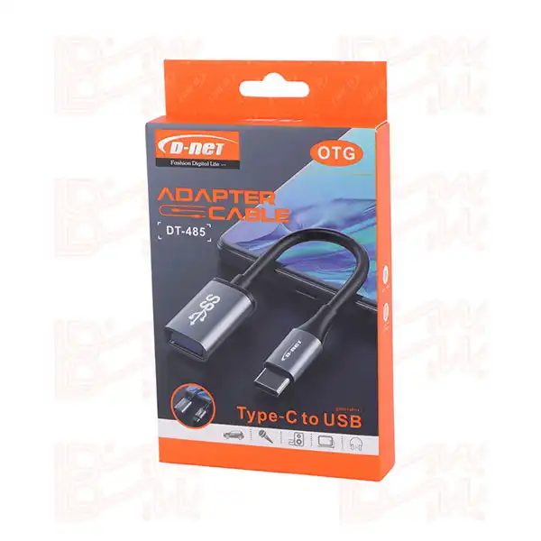 OTG TYPE-C مدل D-NET DT-485 کابل دار