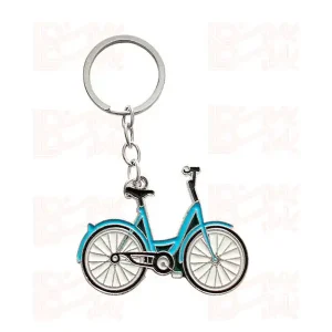 آویز جاکلیدی فلزی طرح دوچرخه