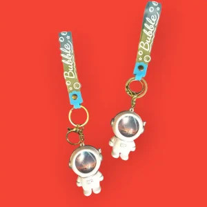 آویز جاکلیدی چراغدار فضانورد سیلیکونی