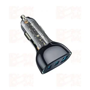 شارژر فندکی سه پورت فست PD WIWU PC700 80W