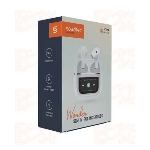 ایربادز مدل PORODO SOUNDTEC WONDER PD-STWLEP29-WH