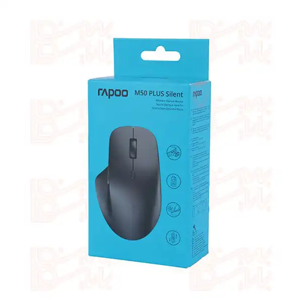 موس بی سیم مدل RAPOO M50 PLUS SILENT