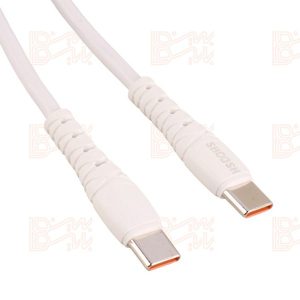 کابل شارژر فست TYPE-C TO TYPE-C SHOOSH SH280C 6A 1.1M