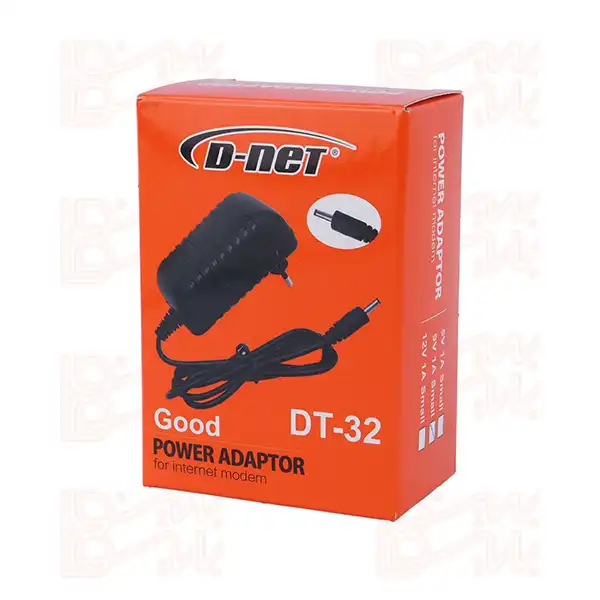 آداپتور برق مدل D-NET DT-32 CKS-0910 9V 1A SMALL