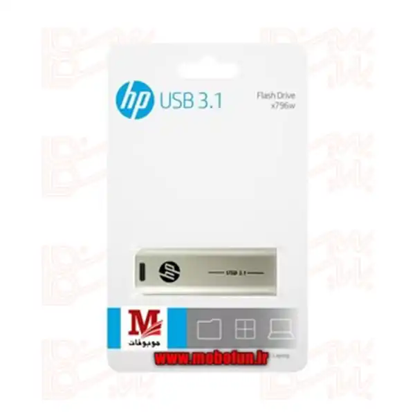 فلش مدل HP X796W USB 3.2 256G