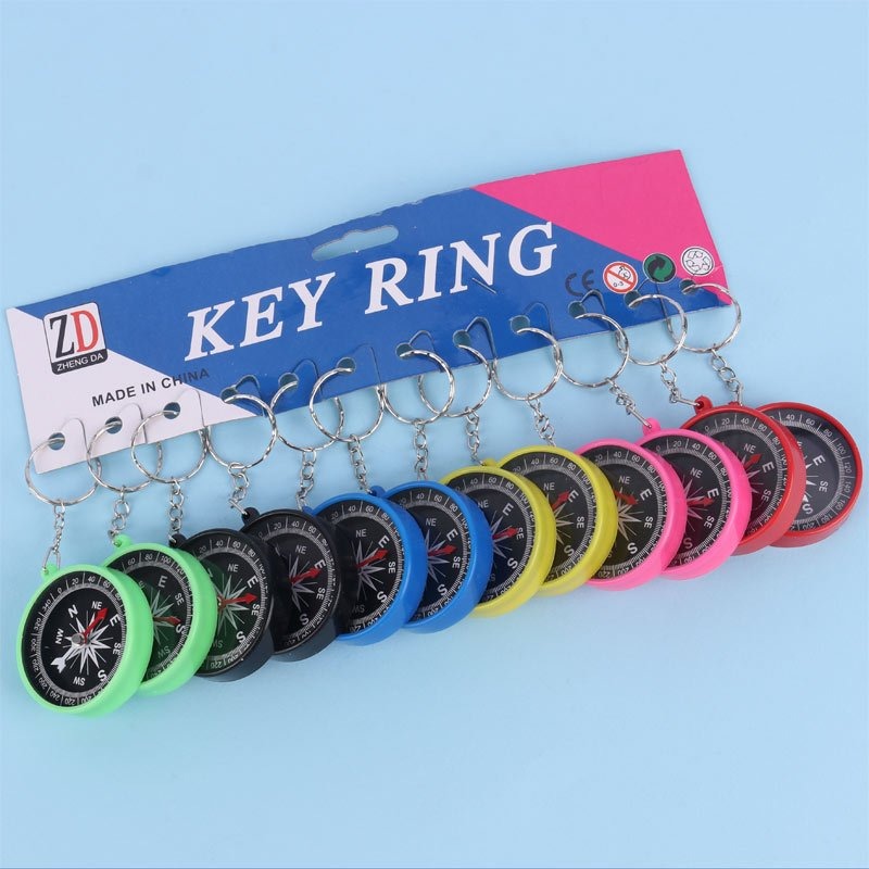 آویز جاکلیدی قطب نما رنگی آویز جاکلیدی قطب نما رنگی