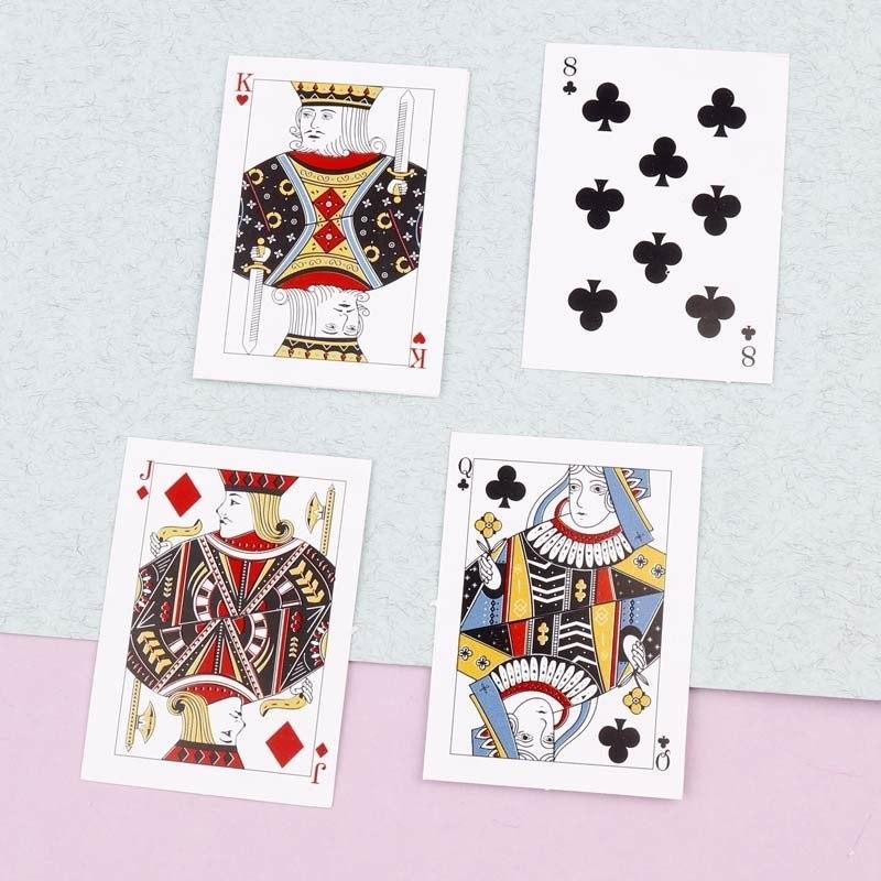 آویز جاکلیدی کارت بازی شیشه ای